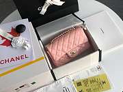 Chanel Mini Classic Flap Bag Pink Patent/Golden Metal A69900 20cm - 1