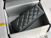 Chanel Mini Classic Flap Gray Patent/Silver Metal A69900 20cm - 6