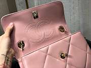 Chanel Small Flap Bag With Top Handle Pink A92236 25cm - 5