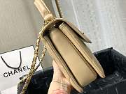 Chanel Small Flap Bag With Top Handle Beige A92236 25cm - 2