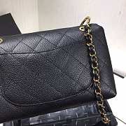 Chanel Small Grained Calfskin Flap Bag Black AS1459 16x23x9cm - 2