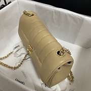 Chanel 1992 Vertical Quilt CC Shoulder Bag AS1499 23x14x7cm - 5