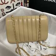 Chanel 1992 Vertical Quilt CC Shoulder Bag AS1499 23x14x7cm - 4