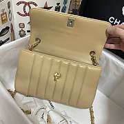 Chanel 1992 Vertical Quilt CC Shoulder Bag AS1499 23x14x7cm - 3