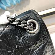 YSL Large Niki Calfskin Leather Black 4988830 32x23x9cm - 5