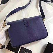 YSL Monogram Sac Universite Navy 25x7.5cm - 3