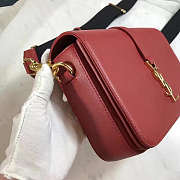 YSL Monogram Sac Universite Burgundy 25x7.5cm - 5