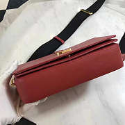 YSL Monogram Sac Universite Burgundy 25x7.5cm - 4