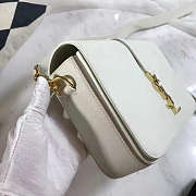 YSL Monogram Sac Universite White 25x7.5cm - 6