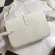 YSL Monogram Sac Universite White 25x7.5cm - 3