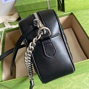 Gucci GG Marmont Small Shoulder Bag Black 447632 24x12x7cm - 6