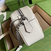 Gucci GG Marmont Small Shoulder Bag White 447632 24x12x7cm - 4