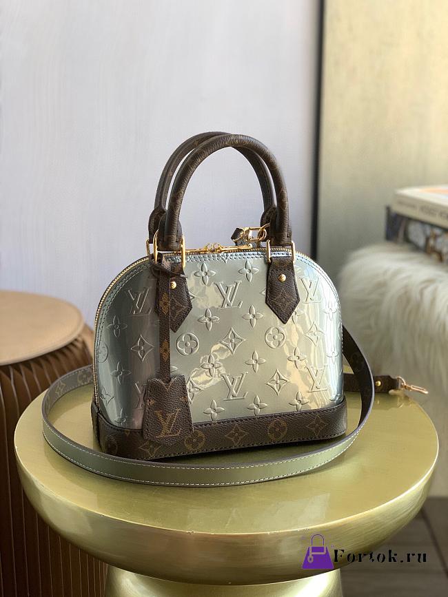 Louis Vuitton Alma BB Pattern Monogram Gray Green 23.5x17.5x11.5cm - 1