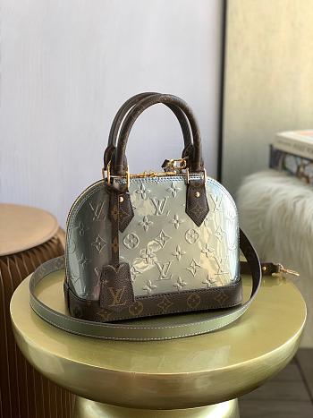 Louis Vuitton Alma BB Pattern Monogram Gray Green 23.5x17.5x11.5cm