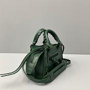 Balenciaga Mini Neo Classic Top Handle Bag Crocodile Leather Green 63852415V67 22x14x11cm - 6