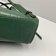 Balenciaga Mini Neo Classic Top Handle Bag Crocodile Leather Green 63852415V67 22x14x11cm - 5