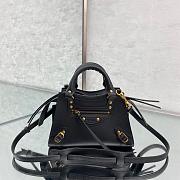 Balenciaga Small Neo Classic Top Handle Bag Black 63852111R57 33x21x16cm - 3