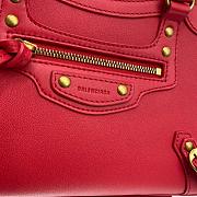 Balenciaga Small Neo Classic Top Handle Bag Red 63852111R57 33x21x16cm - 2