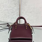 Balenciaga Small Neo Classic Top Handle Bag Plum 63852111R57 33x21x16cm - 6