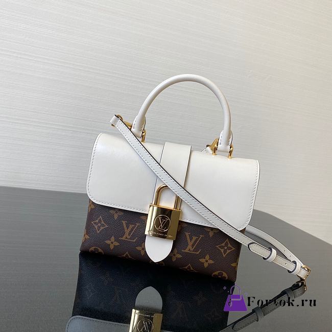 Louis Vuitton Locky BB Bag Monogram Canvas White M44080 20x16x7.5cm - 1
