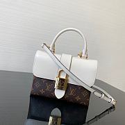 Louis Vuitton Locky BB Bag Monogram Canvas White M44080 20x16x7.5cm - 1