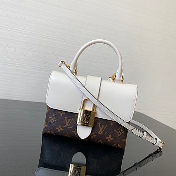 Louis Vuitton Locky BB Bag Monogram Canvas White M44080 20x16x7.5cm