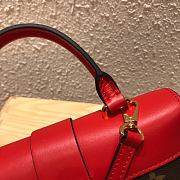 Louis Vuitton Locky BB Bag Monogram Canvas Red M44322 20x16x7.5cm - 2