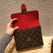 Louis Vuitton Locky BB Bag Monogram Canvas Red M44322 20x16x7.5cm - 3