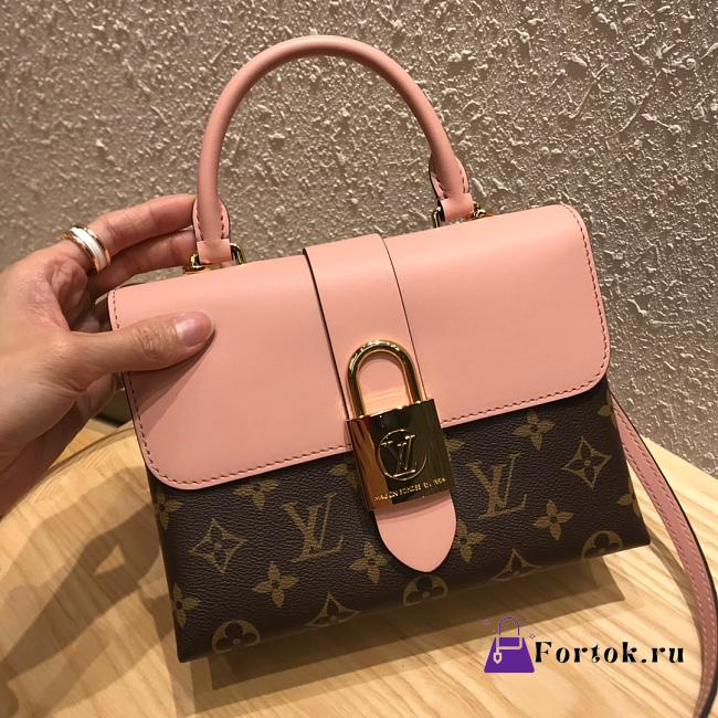 Louis Vuitton Locky BB Bag Monogram Canvas Pink M44080 20x16x7.5cm - 1