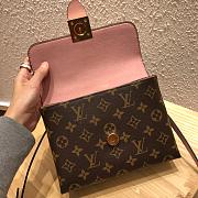 Louis Vuitton Locky BB Bag Monogram Canvas Pink M44080 20x16x7.5cm - 5