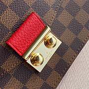 Croisette Scarlet Chain Wallet N60288