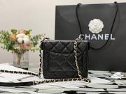 Chanel Small Box Bag Lambskin & Gold Metal Black AS2877 14.5x16.5x7cm - 4