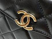 Chanel Small Box Bag Lambskin & Gold Metal Black AS2877 14.5x16.5x7cm - 2