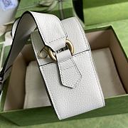 Gucci Ophidia Camera Bag Beige/White 681064 21x14x7cm - 6