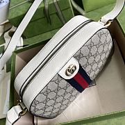 Gucci Ophidia Camera Bag Beige/White 681064 21x14x7cm - 4