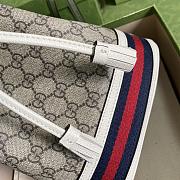 Gucci Small Ophidia GG Bucket Bag White/Beige 550621 20.5x26x11cm - 4