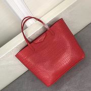 Givenchy Wing Shopping Bag In Crocodile Leather Red 34x29x16cm - 4