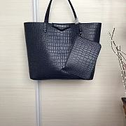 Givenchy Wing Shopping Bag In Crocodile Leather Navy 34x29x16cm - 1