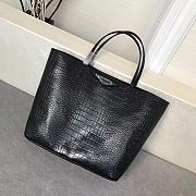 Givenchy Wing Shopping Bag In Crocodile Leather Black 34x29x16cm - 2