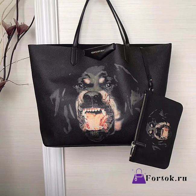 Givenchy Wing Shopping Bag Art Leather 04 BB50HBB14K 38x34x18cm - 1