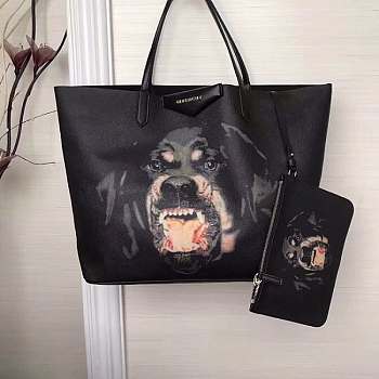 Givenchy Wing Shopping Bag Art Leather 04 BB50HBB14K 38x34x18cm