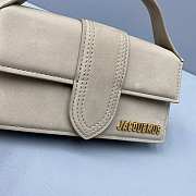 Jacquemus Small Le Bambino Velvet Beige 213BA06 18x6x7cm - 5