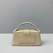 Jacquemus Small Le Bambino Velvet Beige 213BA06 18x6x7cm - 4