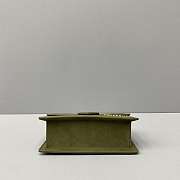 Jacquemus Small Le Bambino Velvet Green 213BA06 18x6x7cm - 5