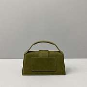 Jacquemus Small Le Bambino Velvet Green 213BA06 18x6x7cm - 4