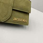 Jacquemus Small Le Bambino Velvet Green 213BA06 18x6x7cm - 3