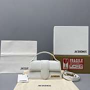 Jacquemus Small Le Bambino Leather White 213BA06 18x6x7cm - 1