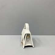 Jacquemus Small Le Bambino Leather White 213BA06 18x6x7cm - 6