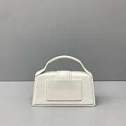 Jacquemus Small Le Bambino Leather White 213BA06 18x6x7cm - 5