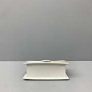 Jacquemus Small Le Bambino Leather White 213BA06 18x6x7cm - 4